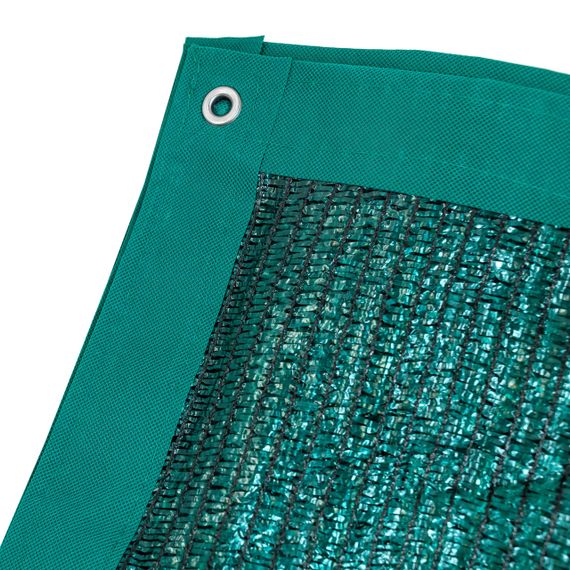 Сітка 65% 3 м*3 м від сонця посилена з люверсами пакетована | Зображення 9