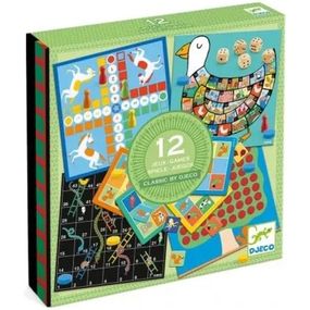 Настольная игра Djeco Набор классических игр 12 в 1 (DJ05218)
