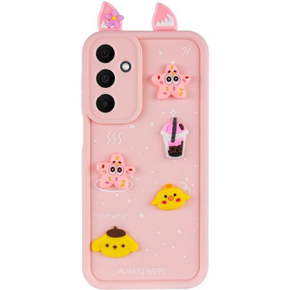 Чехол TPU Toys Case with Ears для Samsung Galaxy A16 4G/5G Light Pink | Зображення 1