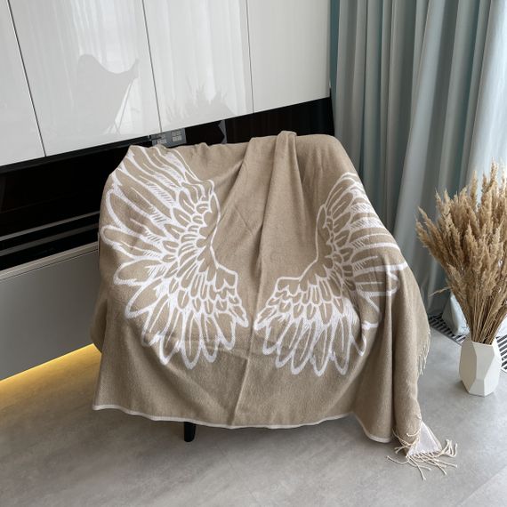 Плед SoundSleep Wings хлопковый 140х200 см бежевый (653590756118) | Зображення 3