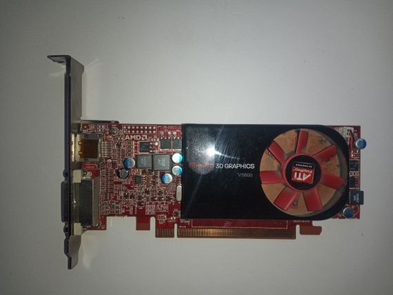 Дискретна відеокарта AMD Firepro V3800, 512 MB DDR3, 64-bit / 1x DVI, 1x DispleyPort б/в | Зображення 1