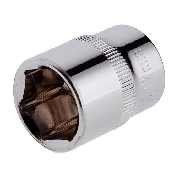 Головка шестигранна STORM 3/8", 17 мм, Cr-V INTERTOOL ET-0417