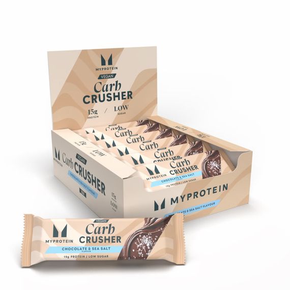 Батончик Myprotein Vegan Carb Crusher 60g (Chocolate sea sait) | Зображення 1
