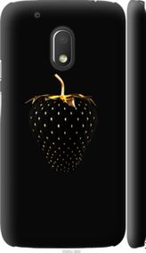 Чохол на Motorola Moto G4 Play Чорна полуниця "3585m-860-24368"