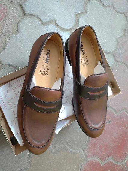 Ультрастильные коричневые лоферы мокасины 41 размер | Зображення 2