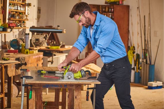 Пила дискова, RYOBI ONE+ R18MMS-0 без АКБ і ЗП | Зображення 5