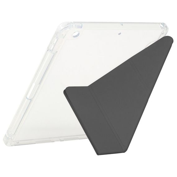 Чохол до планшета BeCover Ultra Slim Origami Transparent Apple Pencil Apple iPad 10.2 2019/2020/2021 Black (711098) | Зображення 1