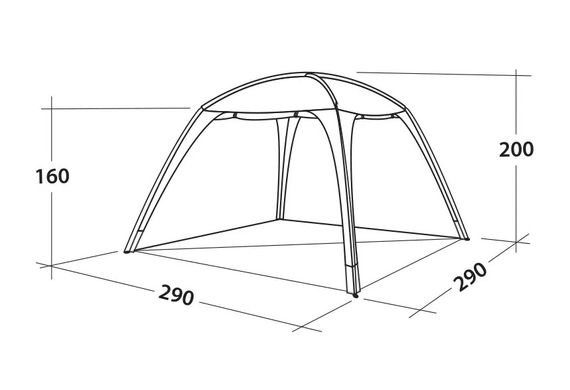 Намет Easy Camp Day Lounge Granite Grey (120426) 929596 | Зображення 8