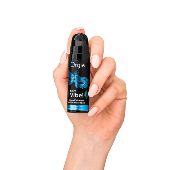 Жидкий вибратор Orgie Sexy Vibe! Liquid Vibrator, 15 мл, с эффектом мурашек | Зображення 1