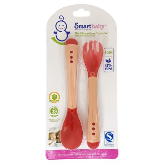 Детский набор Ложка+вилка "Хамелеон" MGZ-0104(Orange) оранжевый | Зображення 1