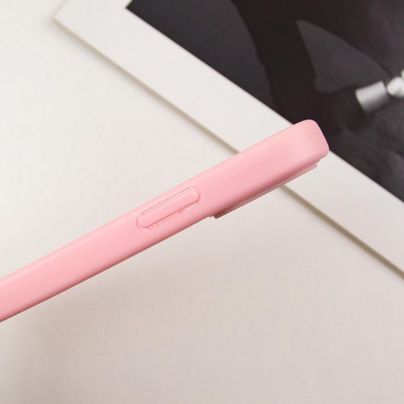 TPU чохол Transparent + Colour 1,5mm для Apple iPhone 14 (6.1") Pink | Зображення 3