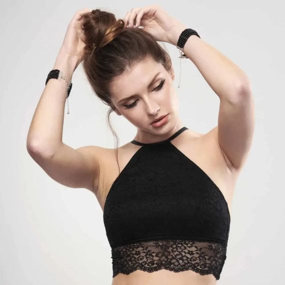 Браслеты-наручники PLASIR Nacre чорні перли Bijoux Indiscrets sexstyle | Зображення 2