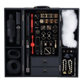 БДСМ-набор LOCKINK All-in-1 BDSM Play Kit - Crocodile Leather Sex Aura