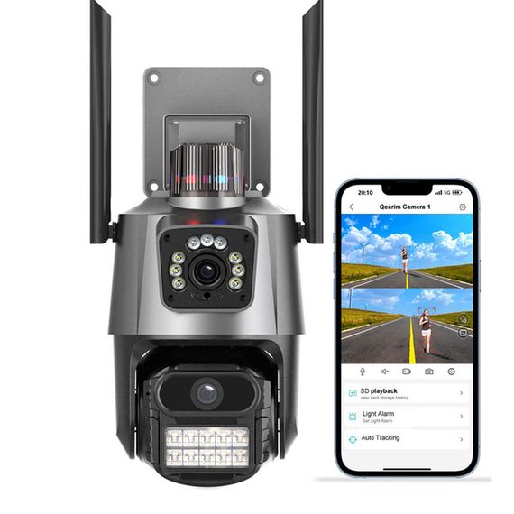 Камера відеоспостереження PTZ WiFi Outdoor Camera P11 XPRO 3MP➕3MP (41564-15968_1092) | Зображення 1