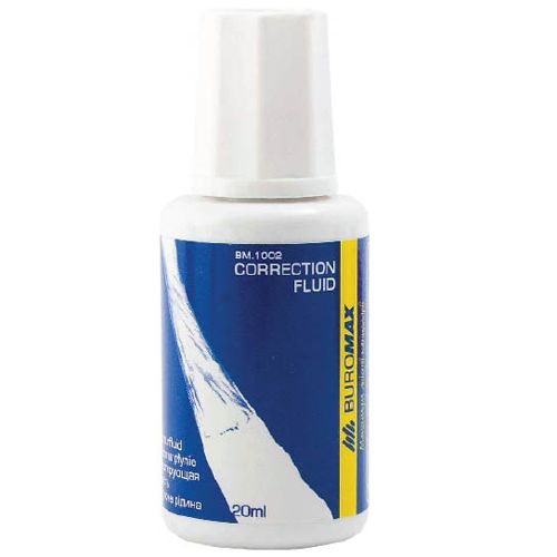 Коректор з пензликом 20мл BM.1002 Buromax, емульсійна основа (4823078958785)