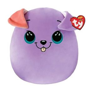 Іграшка-подушка "Пес BITSY" TY SQUISH-A-BOOS 39225 фіолетовий, 20 см