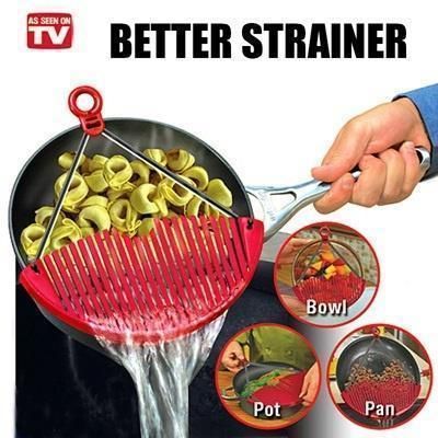 Универсальный друшлаг - накладка для слива воды BETTER STRAINER Дуршлаг | сито | ситечко | Зображення 4