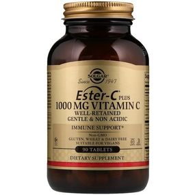 Витамин C Solgar Ester-C Plus Vitamin C 1000 mg 90 Veg Tabs SOL-59196