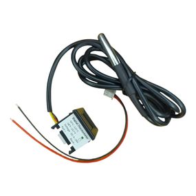 Термометр цифровой встраиваемый с датчиком DS18B20 -55 ℃ ~125 ℃ красный 4-28В