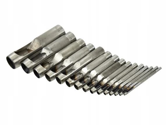 Набір пробійників Польща пробійник 2,0-22,0 мм 15 штук VOREL-76700 | Зображення 2