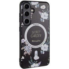 TPU+PC чохол Secret Garden with MagFit для Samsung Galaxy S24 Black