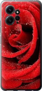 Чохол на Xiaomi Redmi Note 12 4G Червона троянда із силікону FCh_047970