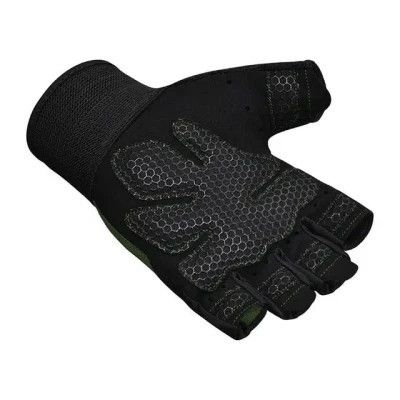Перчатки для фитнеса RDX W1 Half Black Plus L (WGA-W1HB-L+) | Зображення 7