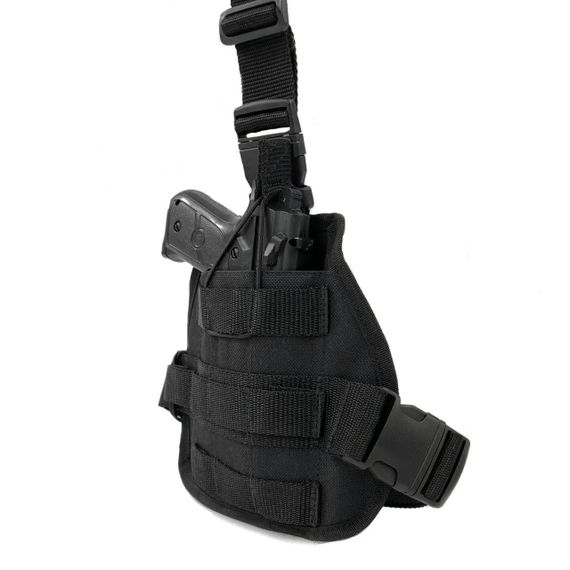 Кобура на бедро для ПМ из Molle черная(LE2438) | Зображення 2