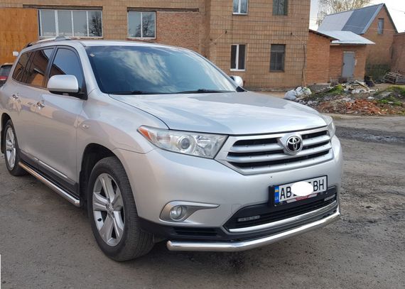 Передній захист ST014 (нерж.) d60/42 для Toyota Highlander 2008-2013рр | Зображення 2