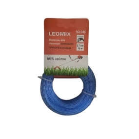 Ліска для тримера d2,7мм 15м зріз/квадрат з сердечником Professional LEOMIX
