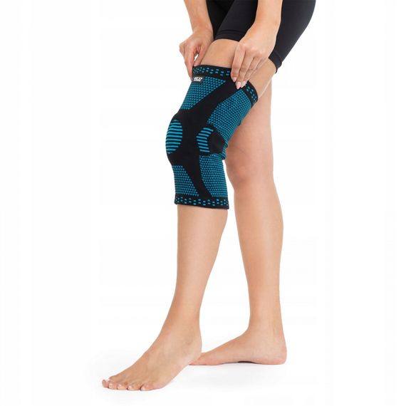 Фіксатор (бандаж) для коліна 4FIZJO зі стабілізацією колінної чашки 1 шт 4FJ0460 Size XL (P-5907739317957) | Зображення 5