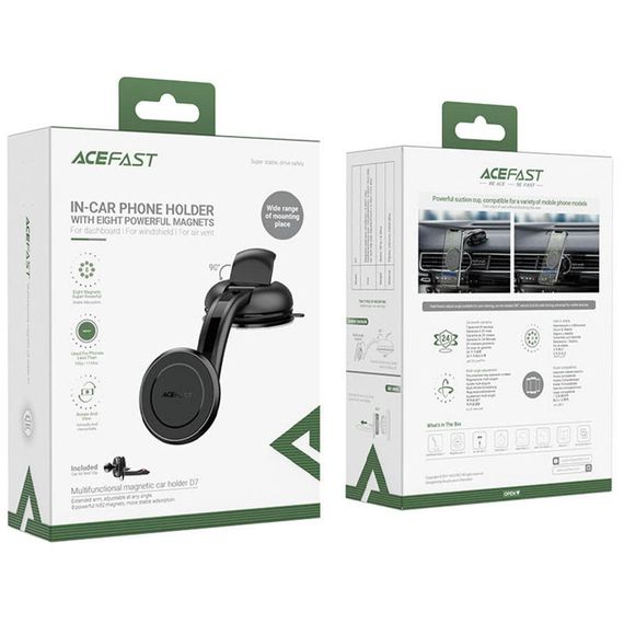 Автотримач Acefast D7 multifunctional magnetic Black | Зображення 5