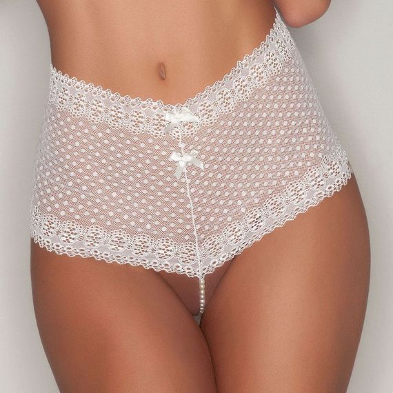 Трусики з перлами Bracli & G Білі L | Зображення 3