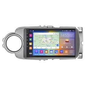 Штатна магнітола Lesko для Toyota Yaris III 2010-2014 IPS 9" 4/64Gb CarPlay 4G Wi-Fi GPS Prime тойота