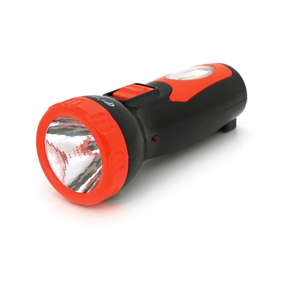 Фонарик ручной POWERMASTER BEJ-8866.2 режим, встроенный АКБ, 1 led+COB, IP40