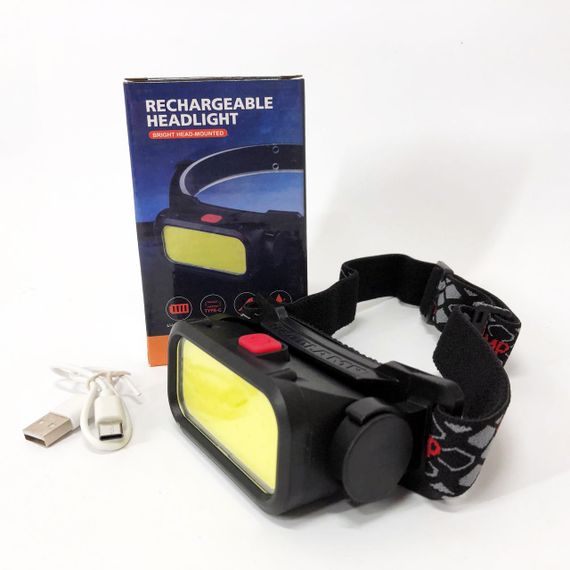 Компактний налобний ліхтар BL-008+COB, Налобний ліхтар, Ліхтар для нічної їзди на лоб потужний QG-29 | Зображення 6