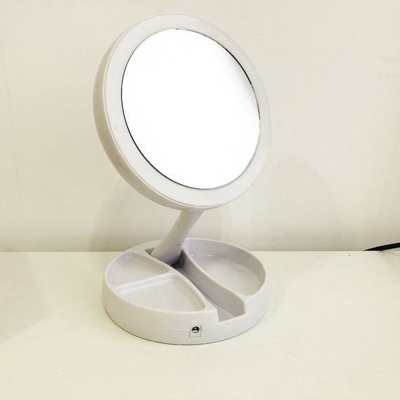 Зеркало с подстветкой My Fold Away Mirror, Складное зеркало для макияжа, LE-647 Зеркало макияжное | Зображення 4