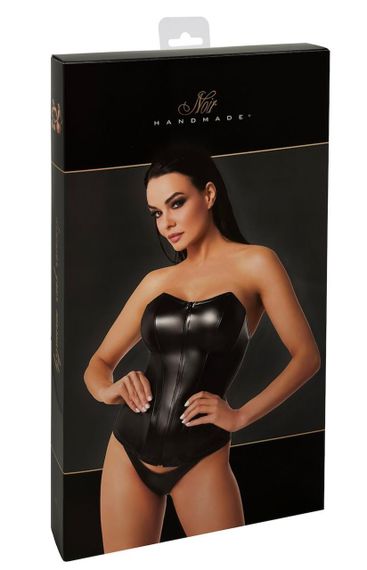 Корсет Noir Handmade F334 Powerwetlook corset - L Sex Aura | Зображення 7