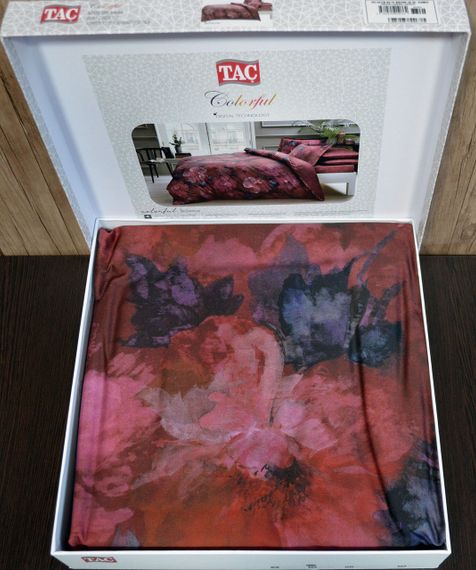 Постільна білизна TAC Digital Satin 200×220 см Bohema | Зображення 2