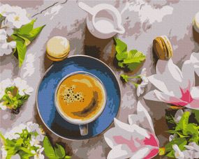 Кофе и цветы