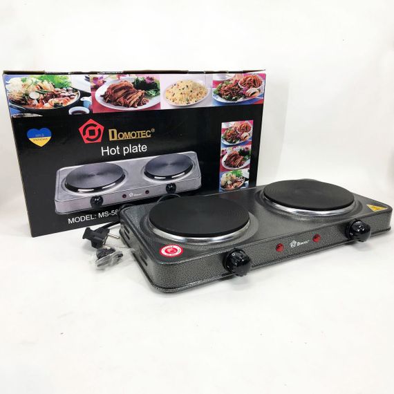 Бытовая электроплитка Domotec MS-5822 / Переносная настольная электроплита / Мощная CB-154 настольная | Зображення 5