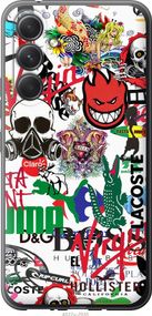 Чехол на Samsung Galaxy A54 A546E Many different logos "4022u-2935-17620"