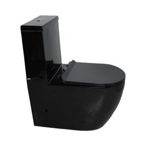 Унитаз-моноблок Ermin 67*37*84 black