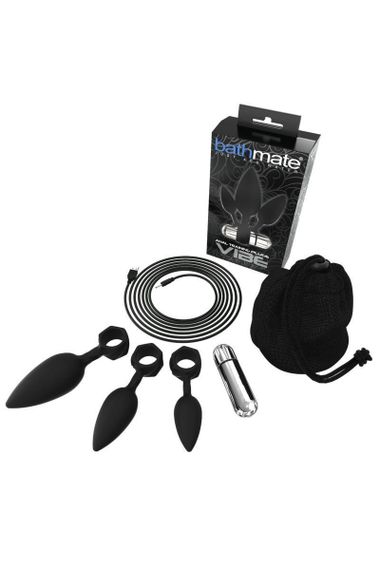 Набор анальных вибропробок Bathmate Anal Training Plugs VIBE, диаметр 2,5см - 3,1см - 3,8см | Зображення 3