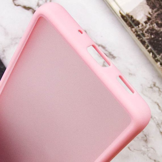 Чехол TPU+PC Lyon Frosted для Motorola Moto G22 Pink | Зображення 5