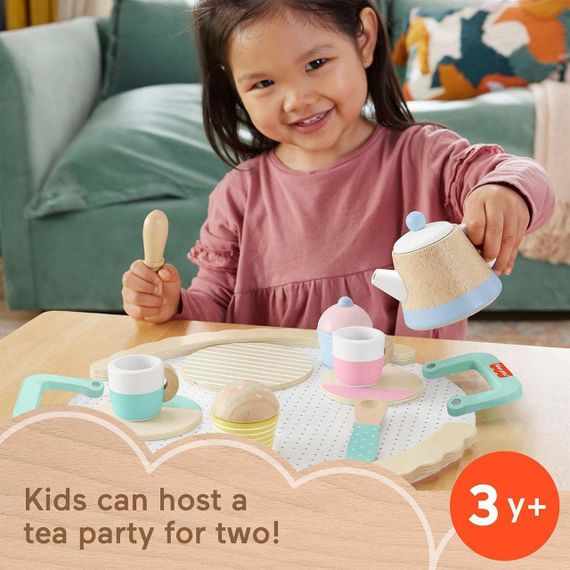 Дерев'яний ігровий чайний набір Fisher-Price Wooden Tea Set | Зображення 4