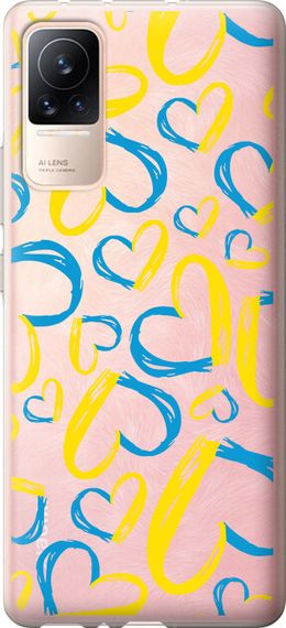 Чехол на Xiaomi Civi Сердца UA "5292u-2491-17620"