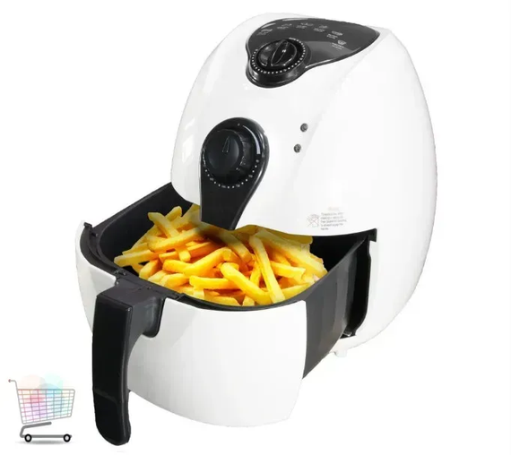 Аэро фритюрница Air Fryer DOMOTEC MS-3220 белый | Зображення 1