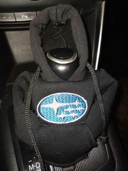 Чохол кофта Худі аксесуар на КПП  Car Hoodie субару Subaru чорний подарунок автомобілісту 10070