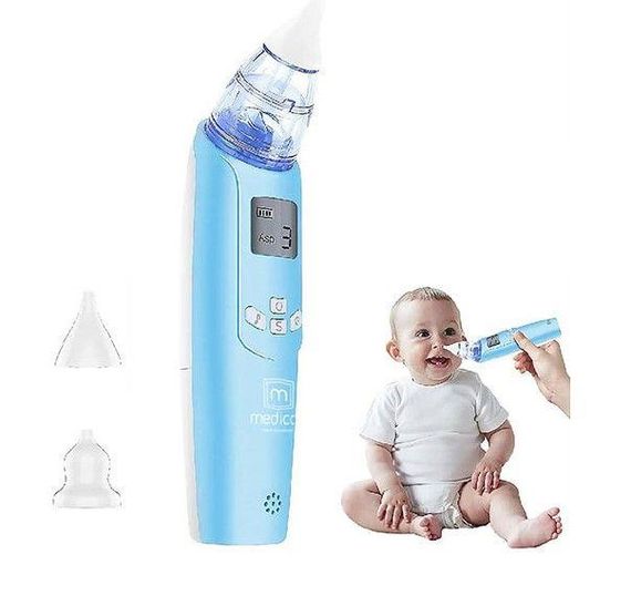 Назальный аспиратор (соплеотсос) Medica+ Nose Cleaner 7.0 гарантия 2 года | Зображення 3